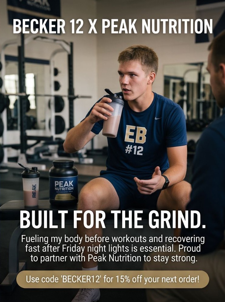 Becker 12 x Peak Nutrition — Built for the grind