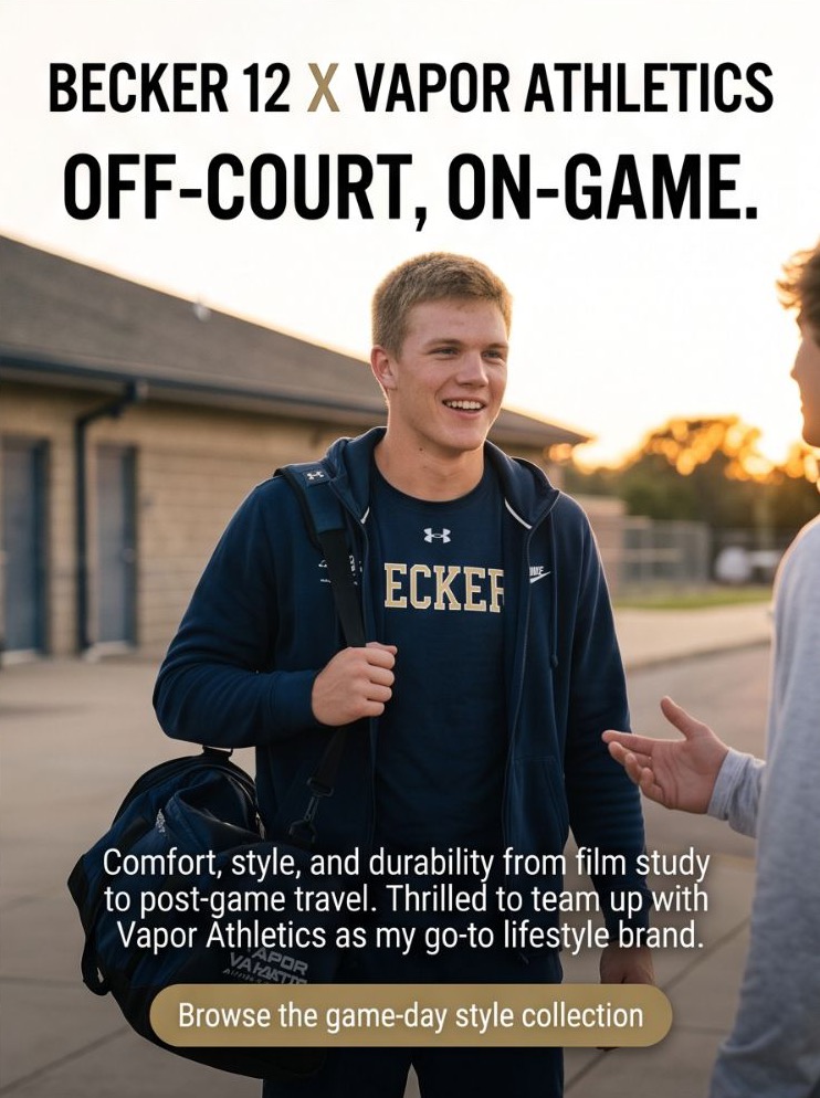 Becker 12 x Vapor Athletics — Off-court, on-game