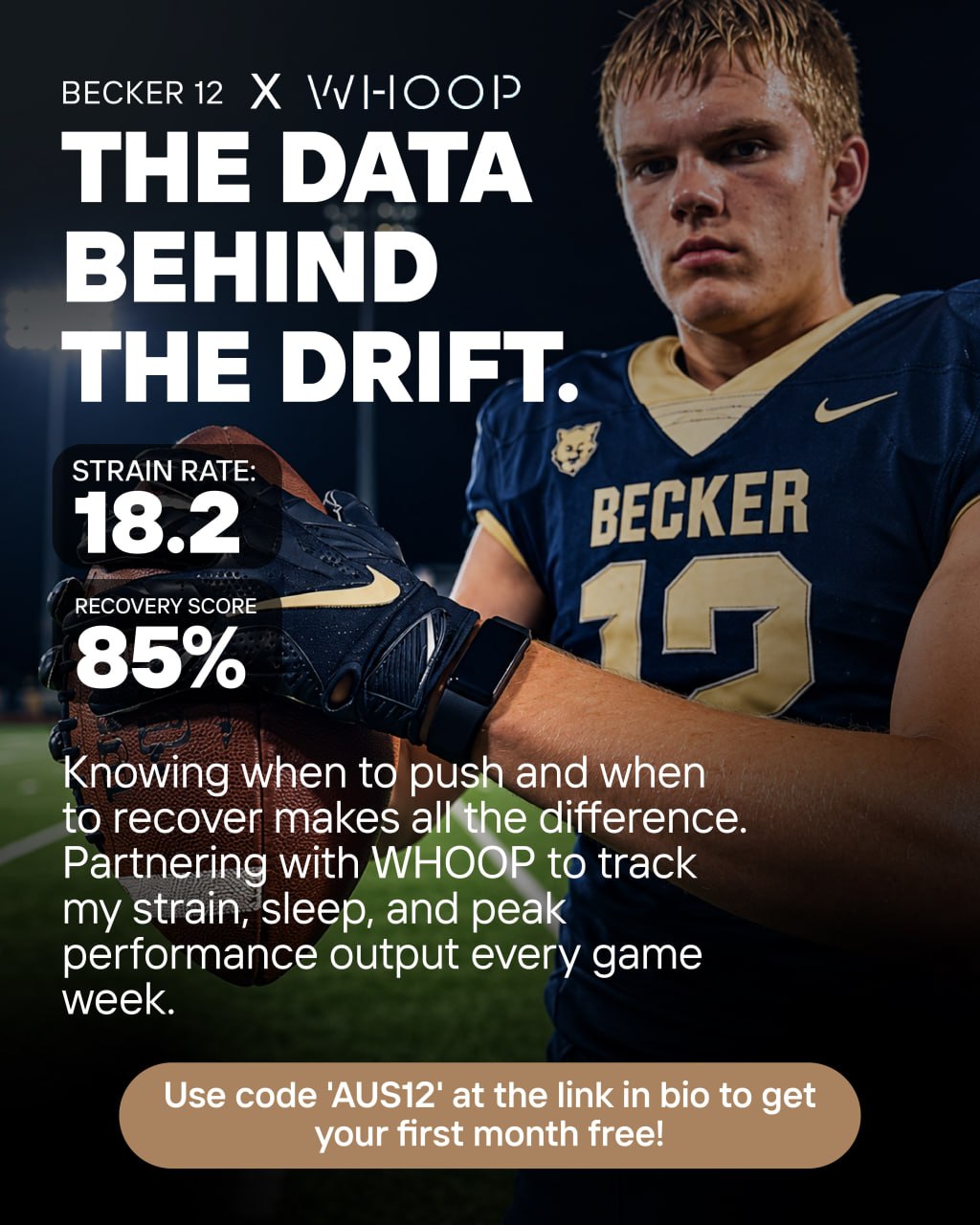 Becker 12 x WHOOP — The data behind the drift